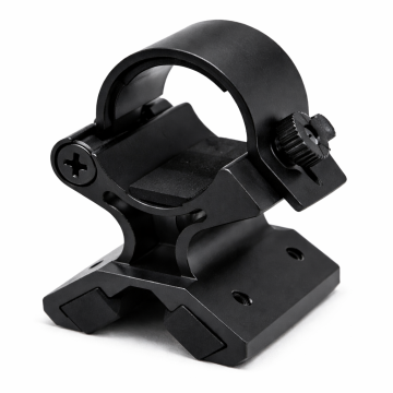 Monture optique cnc en aluminium anodisé noir