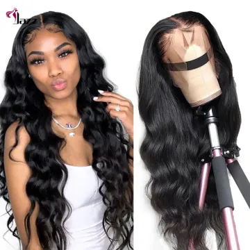 180 density natural body wave lace frontal wigs, wet and wavy super double drawn human hair full lace wig