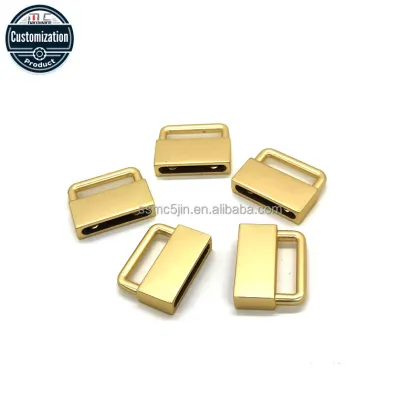 Factory Wholesale Zinc Alloy Metal Tail Clip 32mm Webbing Clip Buckle