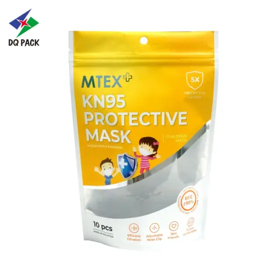 plastic packaging bags for surgical masks