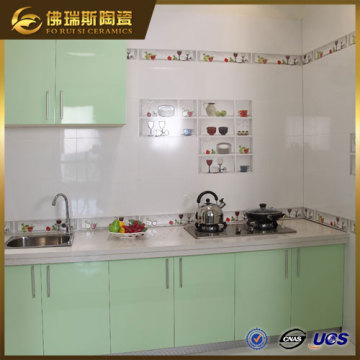Item:FS45000 kitchen backsplash tile with white color and border