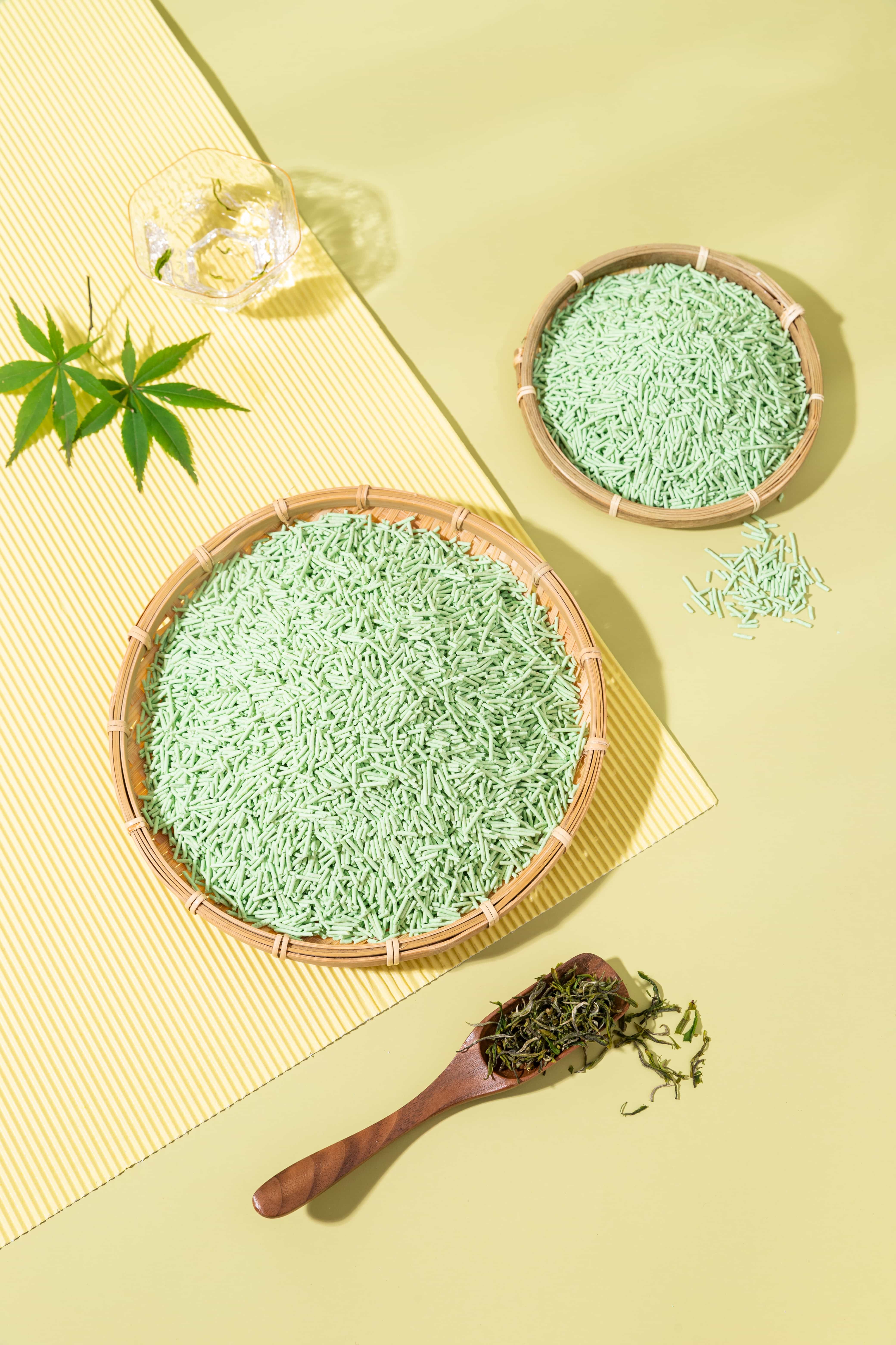 Eco-Friendly Green Tea Scented Tofu Cat Litter