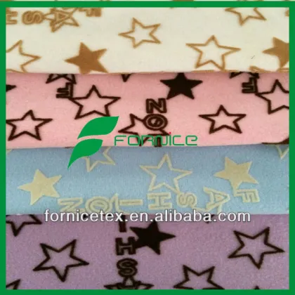 China factory wholesale printed velvet fabric for home textile product