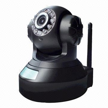 Wireless IP Camera, 720P Resolution, 10m IR-Cut Night Vision Mobile Recording and P2P Function