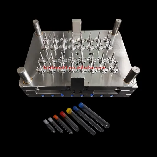 Blood Collection Tube Injection Mold with Cap and Molding Machines
