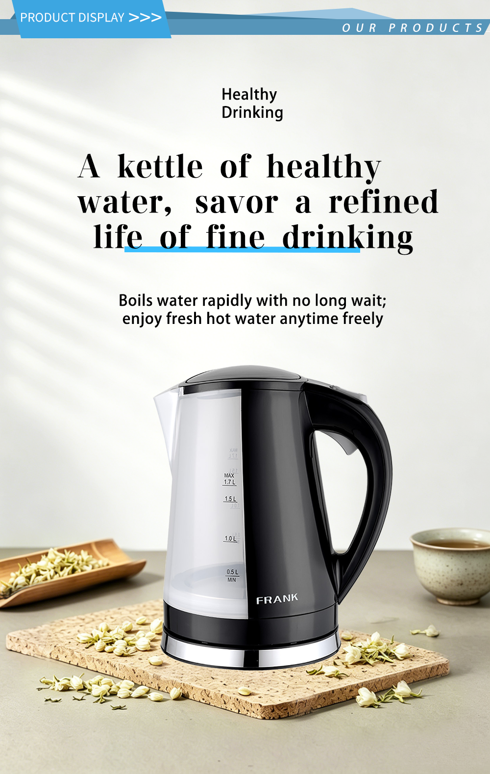 Plast Kettle FK-0802 1