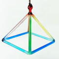 Pirámide de chakra de energía