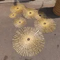 Decorazioni per la casa da parete in bambù fatte a mano