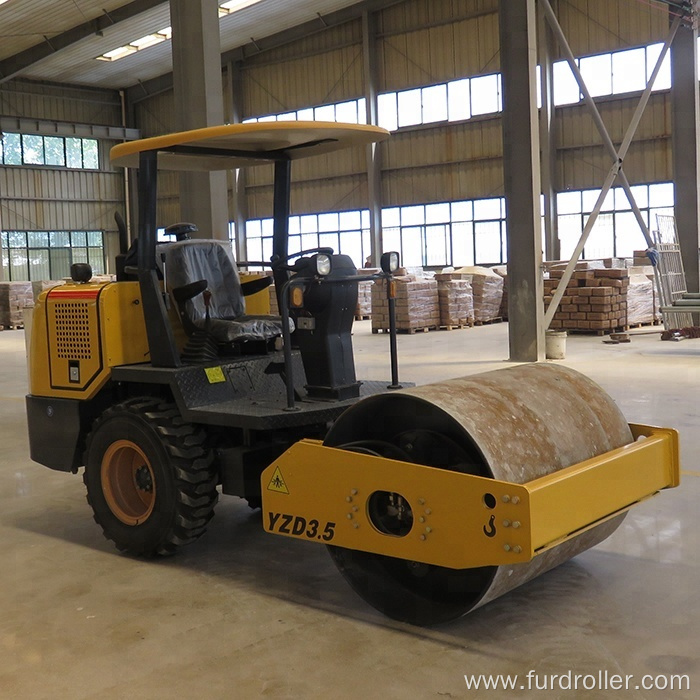 3 Ton Ride-on Compactor Vibratory Road Roller For Asphalt FYL-D203