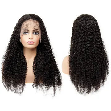 Wholesale Raw Indian Virgin Hair HD Lace Frontal Wig Women Curly Wig Full Swiss Lace Front Closure Human Hair Wig Kinky Curly