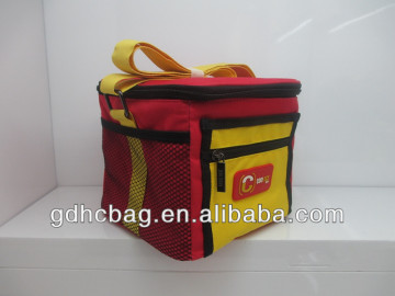 2014 Fashion Quality Insulated Ice Bag 600D polyester Travelling Cooler Bag with Epoxy Logo