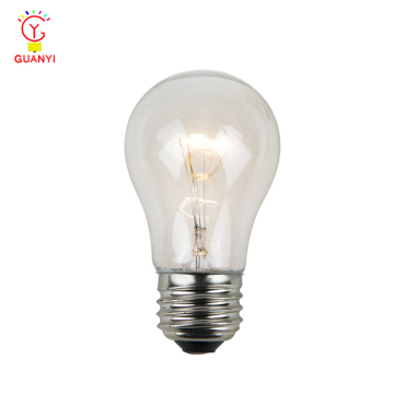 UL 15W A15 Clear Replacement Incandescent Bulb