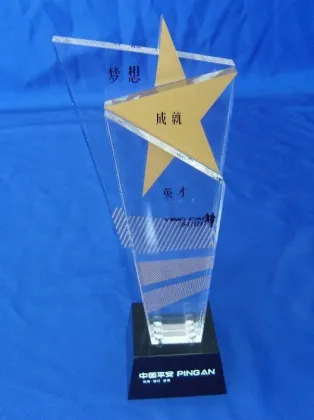 Acrylic Banner Awards plexiglas award