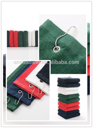 china suppliers black golf towel with logo ,sport golf towel