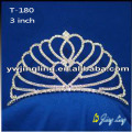 Corona del desfile pequeños diamantes de imitación para la princesa