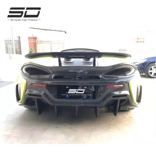 High Quality 600LT Style Dry Carbon Rear Bumper for McLaren 540C/570S/570GT