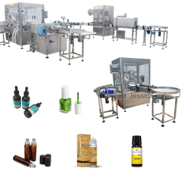 Hot Sale Automatic Plastic Roll on Bottles Deodorant Filling and Capping Machine (30ml)