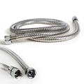 Stainless steel flexible rotation double lock shower hose