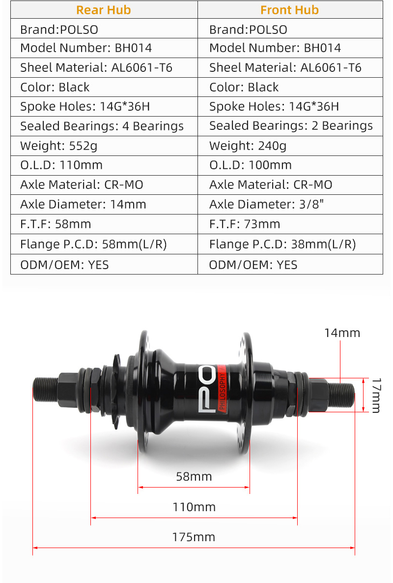 Bmx Rear Hub