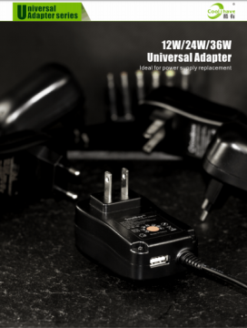 24W Evrensel AC / DC Adaptör Anahtarlama Güç Kaynağı