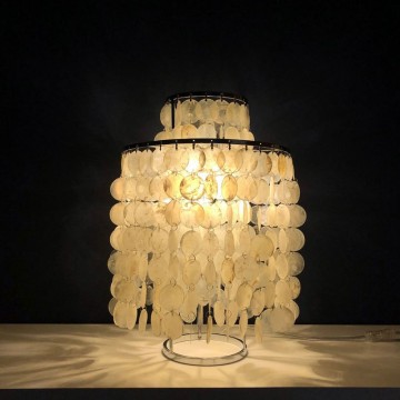 Nordic Bedroom Seashell Desk Lamp for Romantic Home Decoration