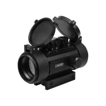 LUGER 1x40 Red Green Dot Sight Tactical Reflex Scope with Lens Cap