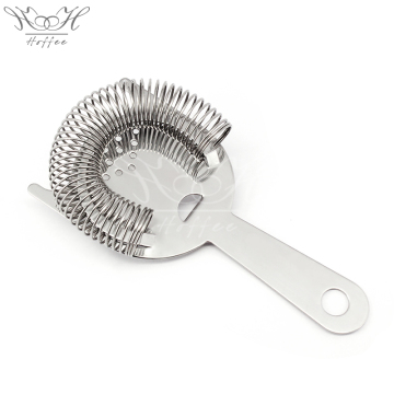 Colador de cóctel Colador de barra de acero inoxidable dos pongs