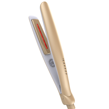 High Quality Titanium PTC Fast Heating 2 in 1 Infrared Hair Straightener and Curler