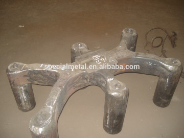 cast or welded anode hangers for aluminum smelters