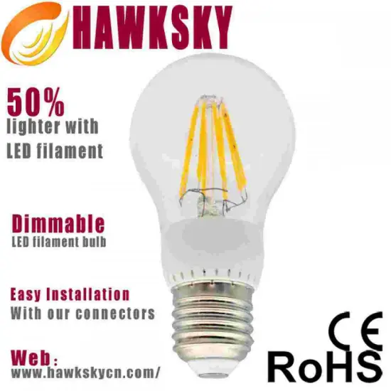 Factory Derict Sale Dimmable COB Filament LED Bulb