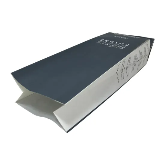 recycle side gusset packaging pouch with tin tie