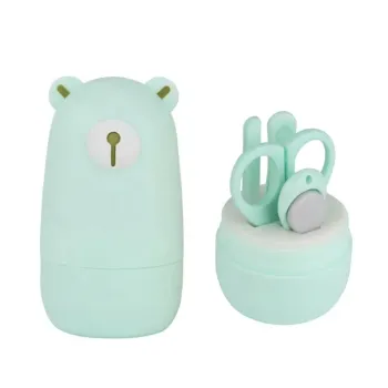 Wholesale Baby Healthcare and Nail Grooming Kit - Portable Bear-Manicure Set