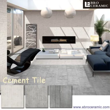Cementary mix wood unique italian design floor tiles 600x600 4 colors Cemento piso