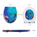 Duroplast Toilet Seat in underwater world pattern