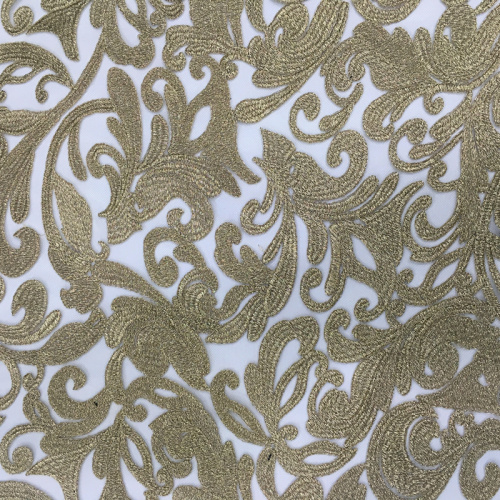 Newest Abstract Pattern Embroidery Fabric For Fall
