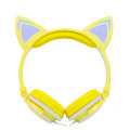 audifonos gamer cartoon kids cat ear headphones