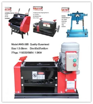 Waste recycling copper cable wire stripping machine (AWS-38B)