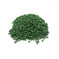 Partículas de relleno verde TPE para césped artificial.