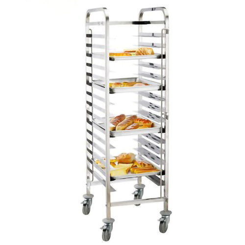 Steel Bakery Trolley Stainless Steel 304 Single-Line GN Pan Trolley Supplier