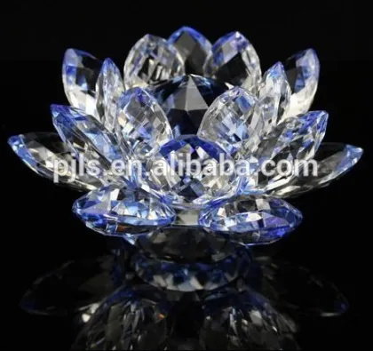 Crystal Lotus Flower, lotus flower candle holder wholesale