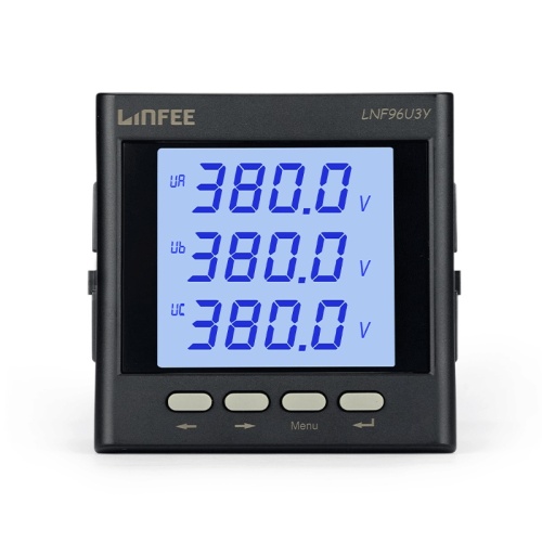 Digital AC 3 Fase Panel Mounted Energy Meter