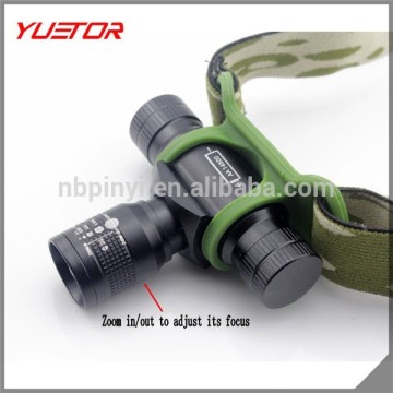 Ultra Bright LED Headlamp Flashlight zoomable With Longer lifespan Battery