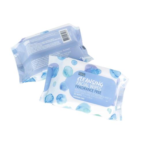 Lingettes démaquillantes pour le visage féminin Lingettes humides nettoyantes