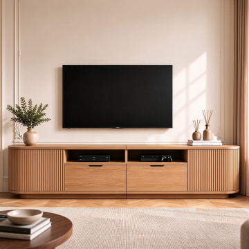 Eco-Friendly PB Board TV Stand with Melamine Finish for Home Furniture
