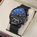 wholesale silicone strap watchband quartz watches for men