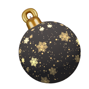 Պլաստիկ Christmas Ball զարդանախշեր փչովի Սուրբ Ծննդյան գնդակը