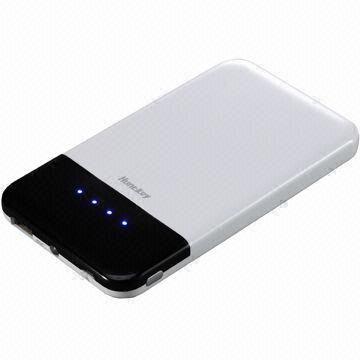 6,000mAh Power Bank with 5V/2.1A Output and Flashlight