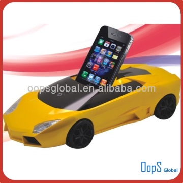 Portable car speaker for mobile phone,computer car shape speaker
