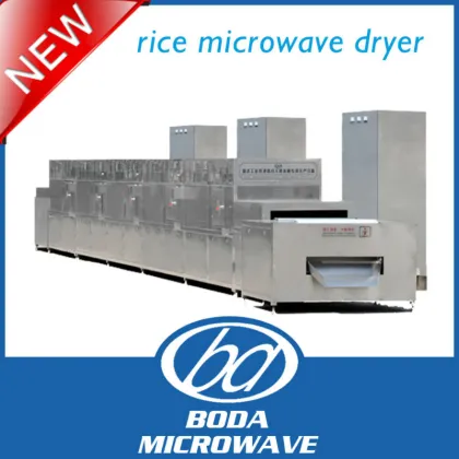 continuous rice microwave dryer