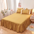 New style lotus leaf skin-friendly sanding bed skirt